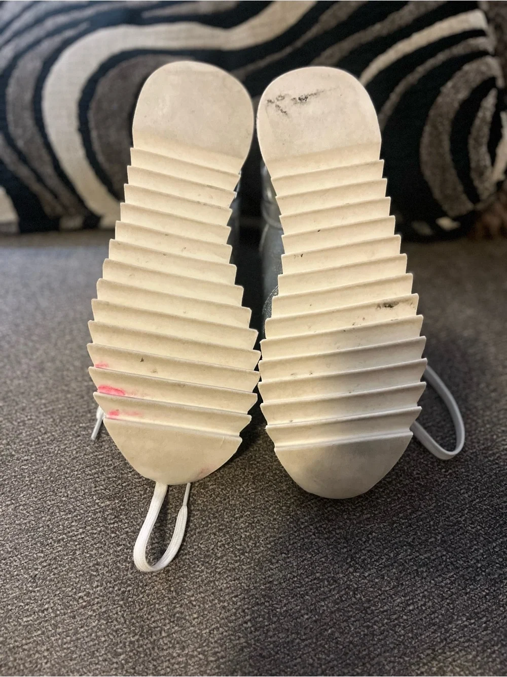 Tory Burch Silver Metallic Platform Lace-Up Sneakers